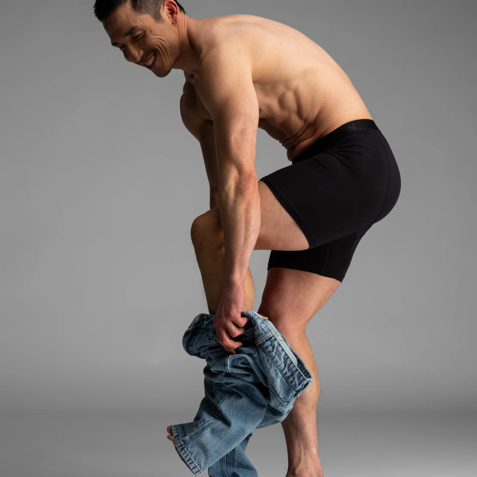 Classic Icon Boxer Brief: Black/Navy 2 Pack - Image 7