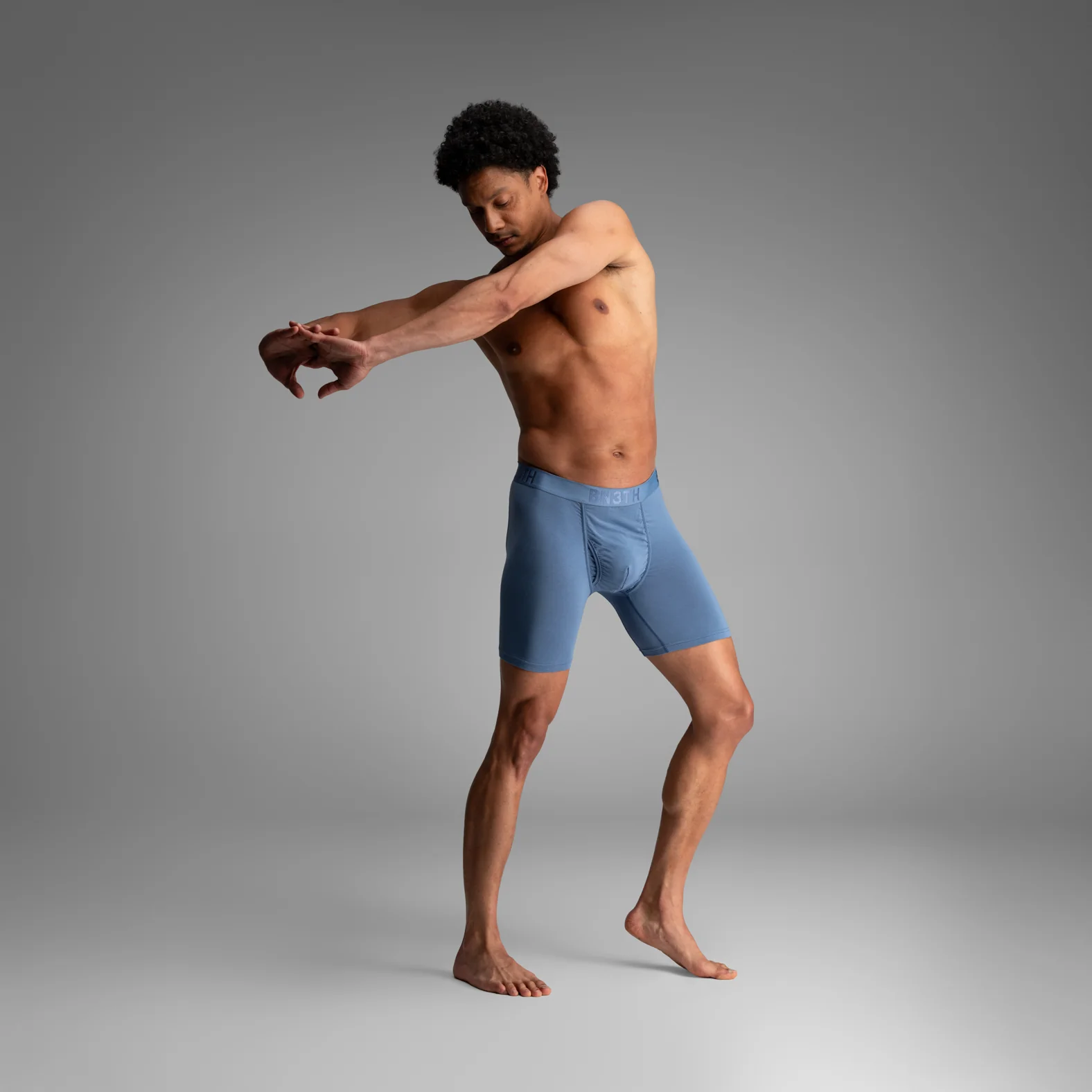 Classic Boxer Brief With Fly: Fog - Image 5