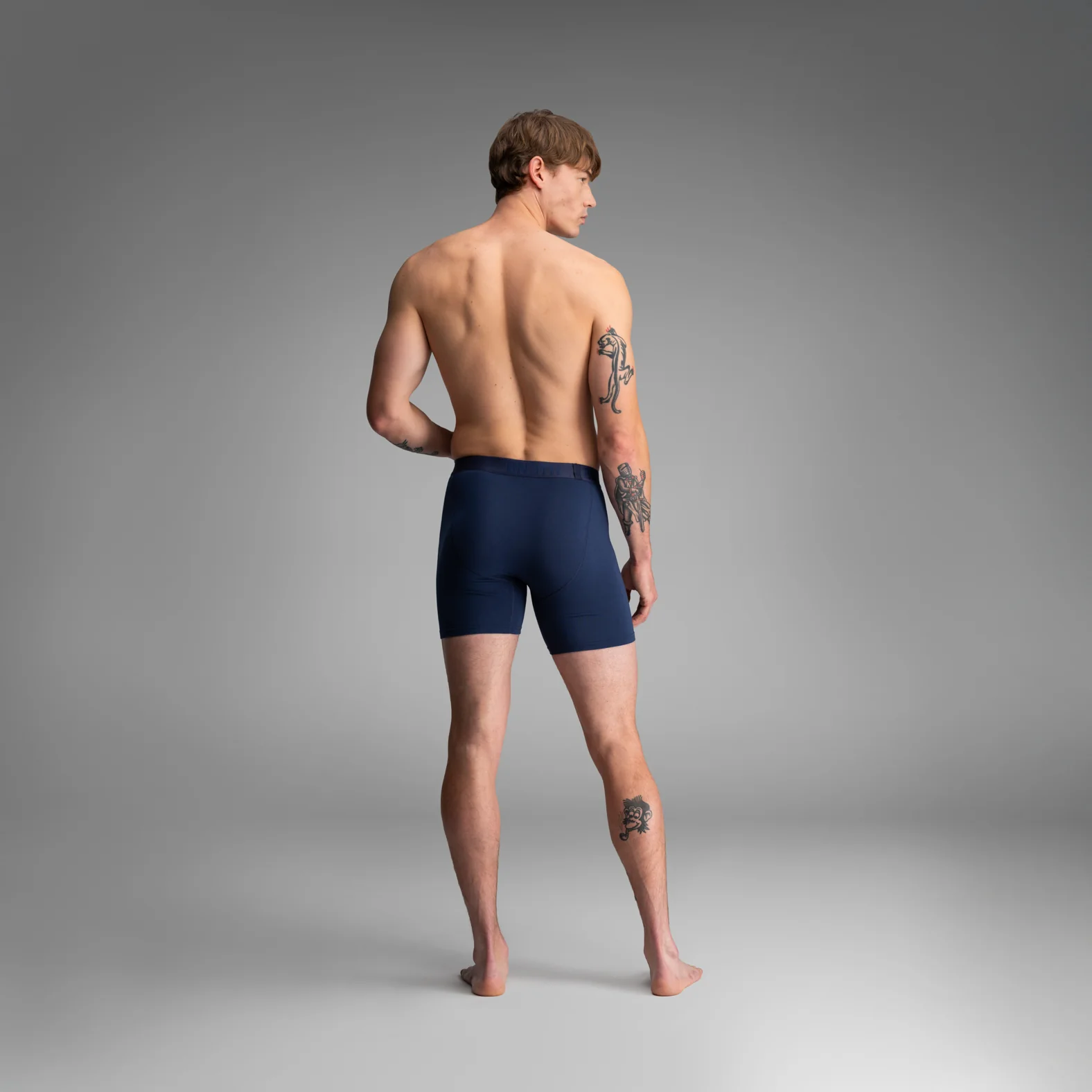 Classic Icon Boxer Brief: Navy 2 Pack - Image 6