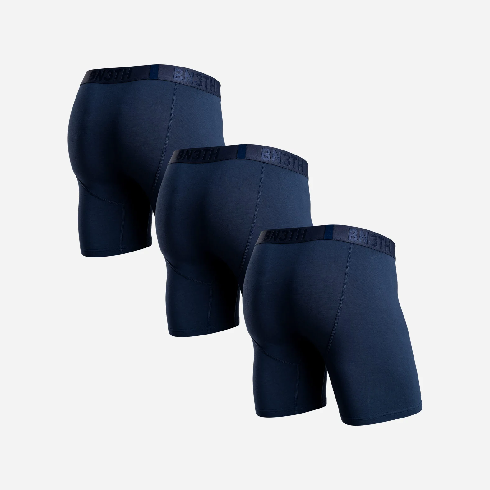 Classic Icon Boxer Brief: Navy 3 Pack - Image 3