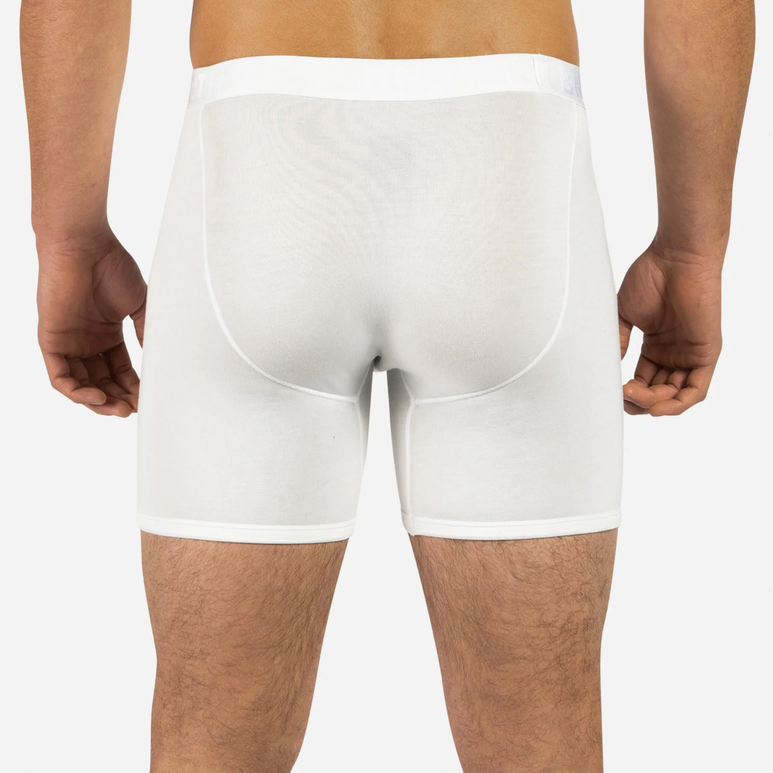 Classic Icon Boxer Brief: White - Image 4