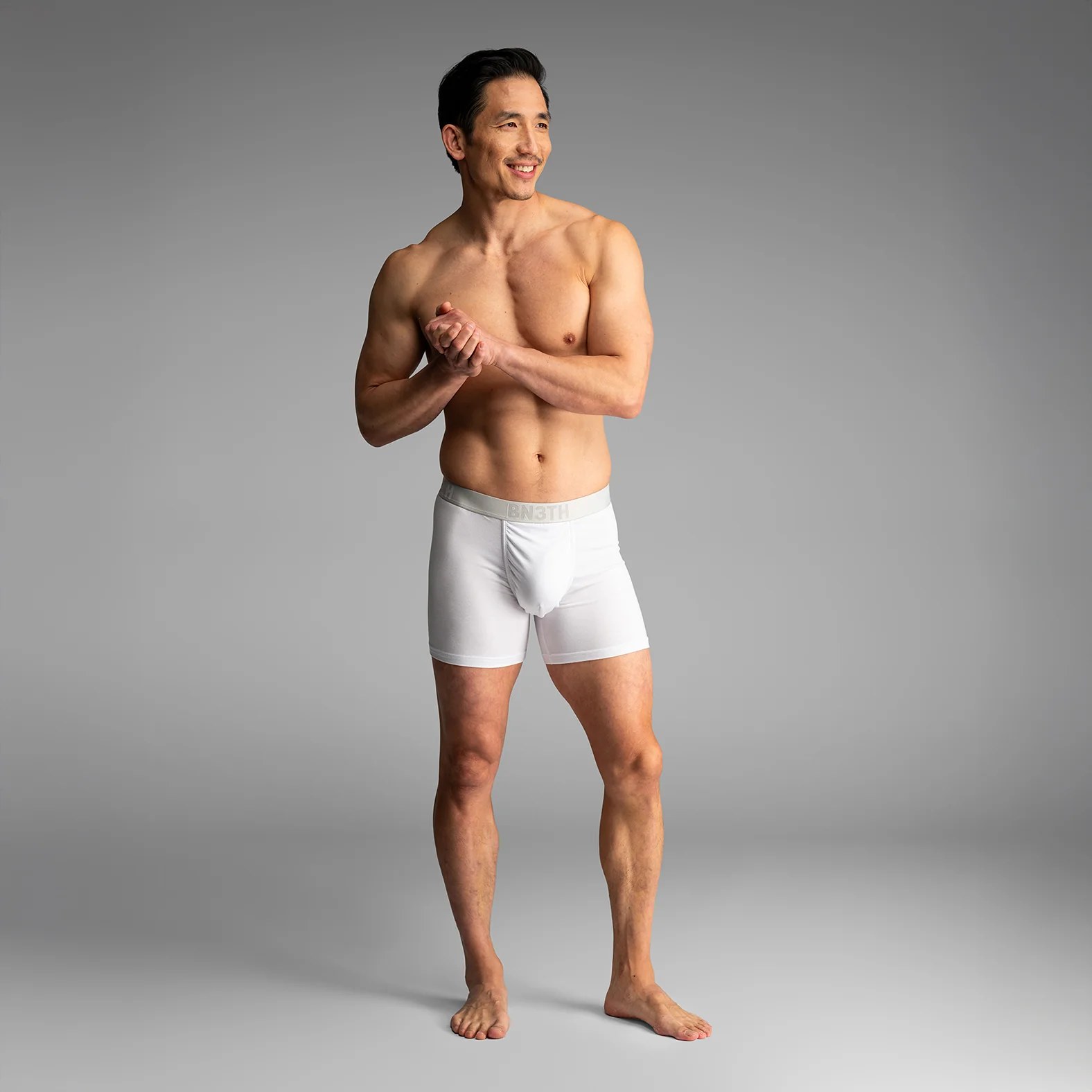Essentials Boxer Brief : Black/Heather Gray/White 3 Pack - Image 5
