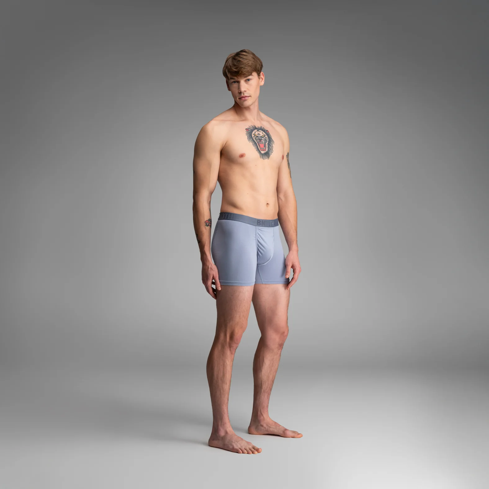 Essentials Boxer Brief: Dusty Blue - Image 5