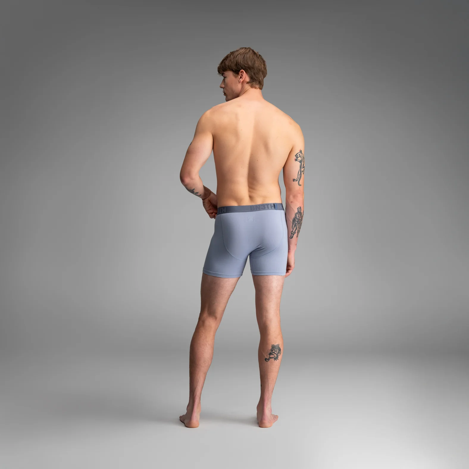 Essentials Boxer Brief: Dusty Blue - Image 6