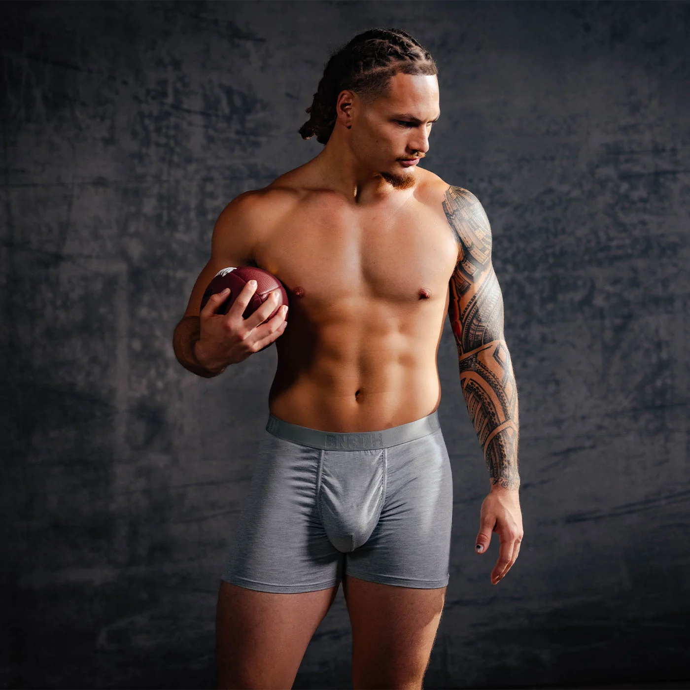 Essentials Boxer Brief: Heather Gray - Image 5