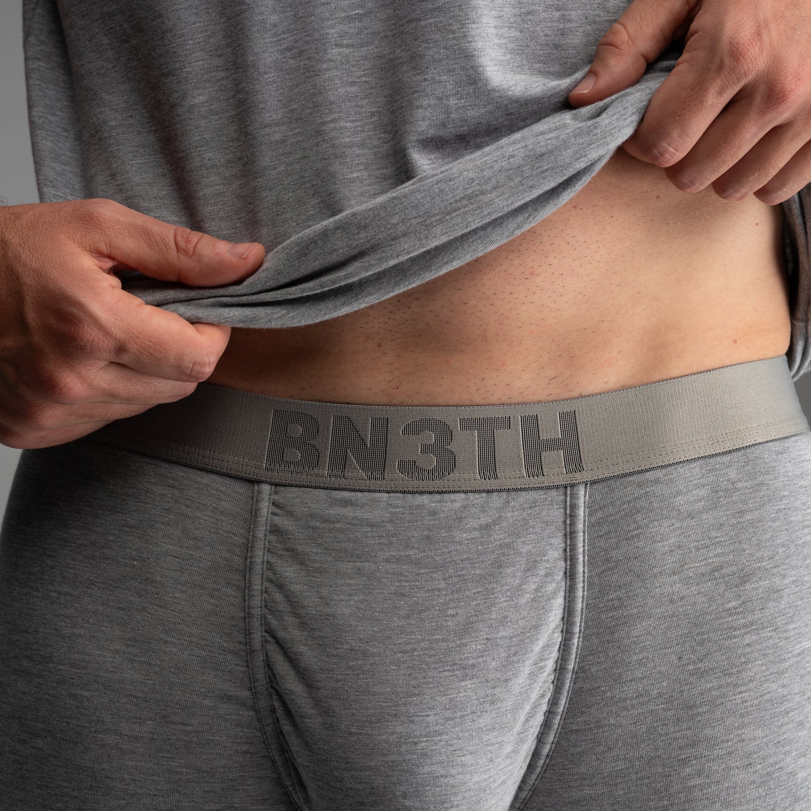 Essentials Boxer Brief: Heather Gray - Image 8