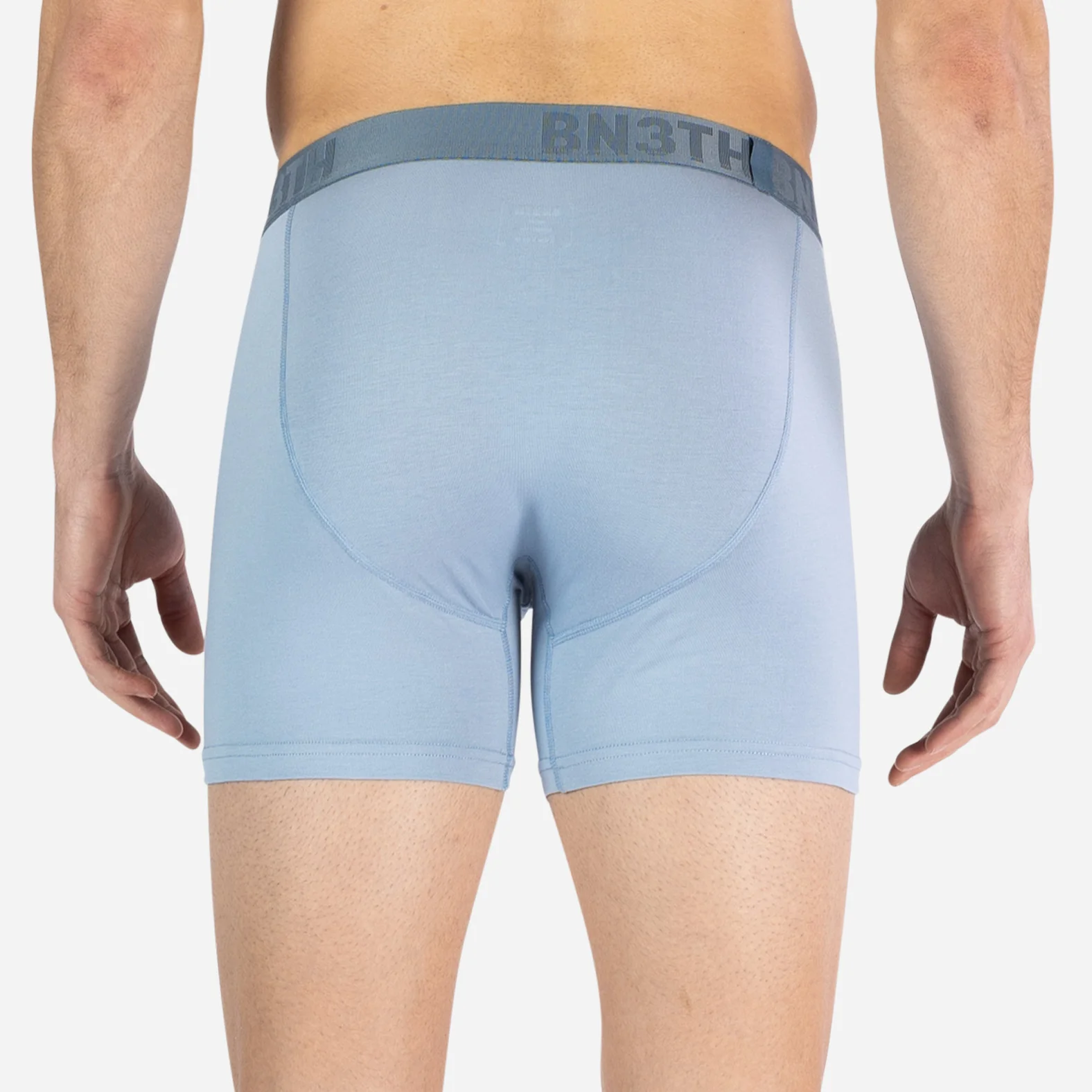 Essentials Boxer Brief : Midnight Navy/Dusty Blue 2 Pack - Image 6