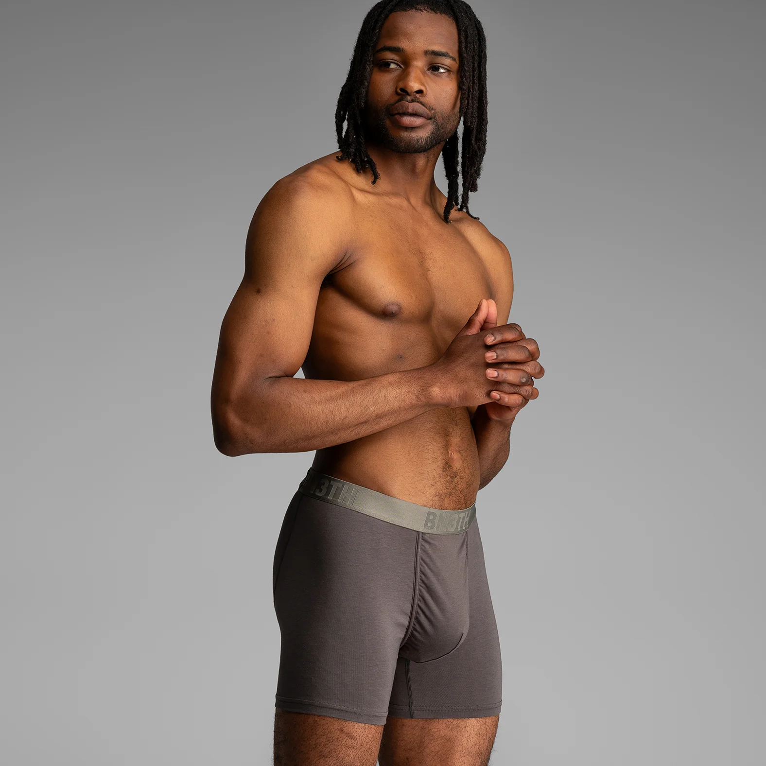 Essentials Boxer Brief : Smoke Green/Fatigue 2 Pack - Image 6