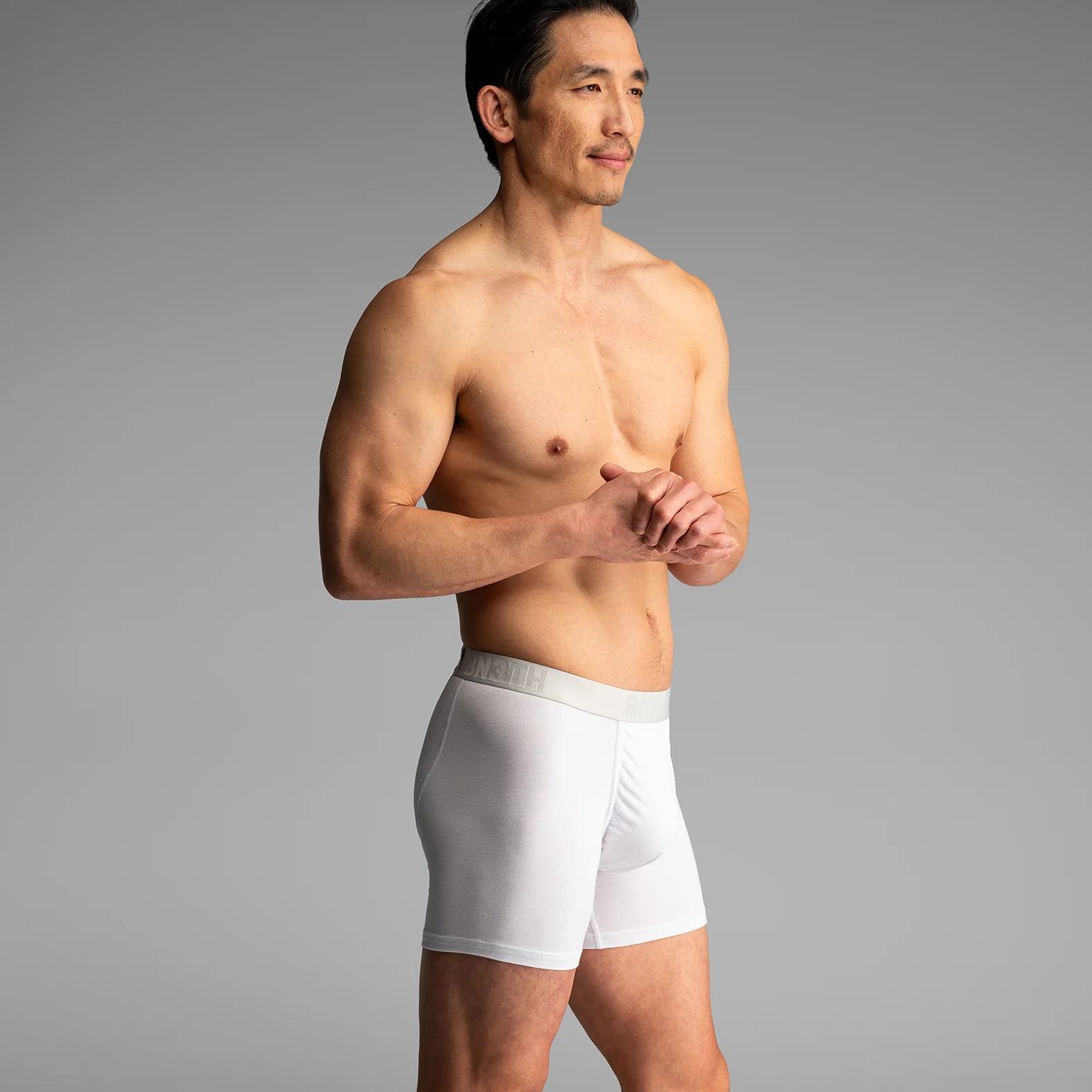 Essentials Boxer Brief : White 2 Pack - Image 5
