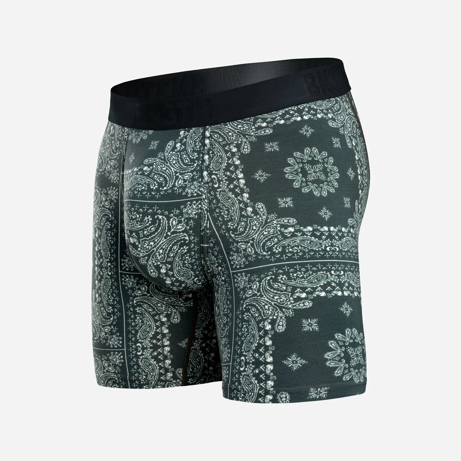 Classic Icon Boxer Brief:  Bandana - Darkest Spruce