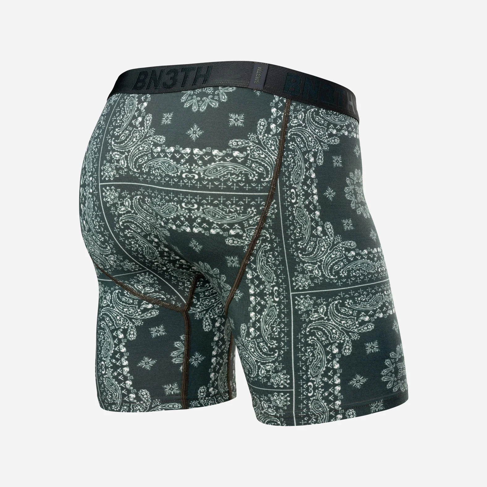 Classic Icon Boxer Brief:  Bandana - Darkest Spruce - Image 3
