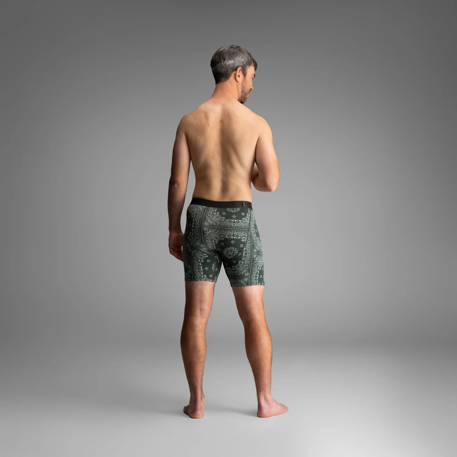 Classic Icon Boxer Brief:  Bandana - Darkest Spruce - Image 5