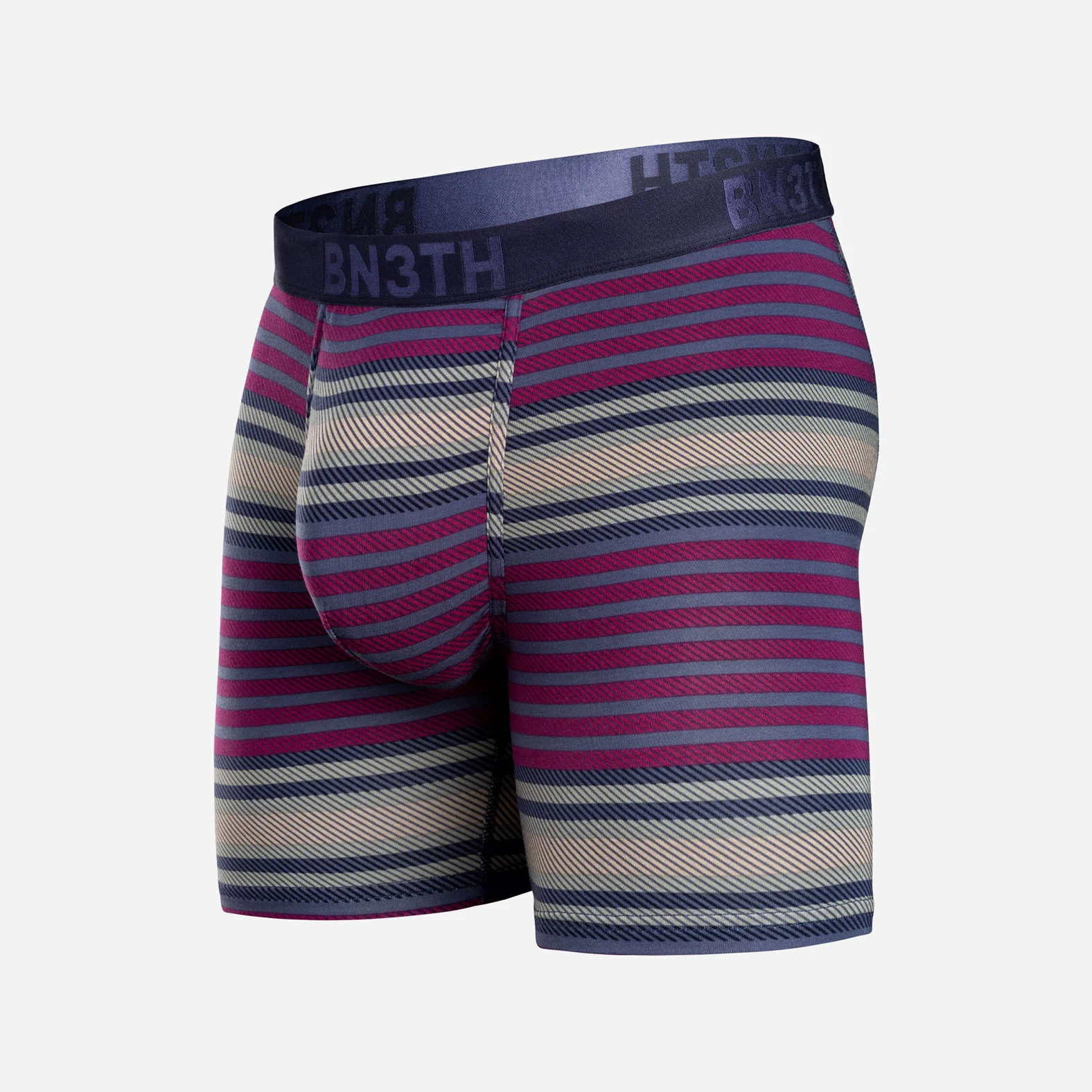 Classic Icon Boxer Brief:  Blanket Stripe - Navy