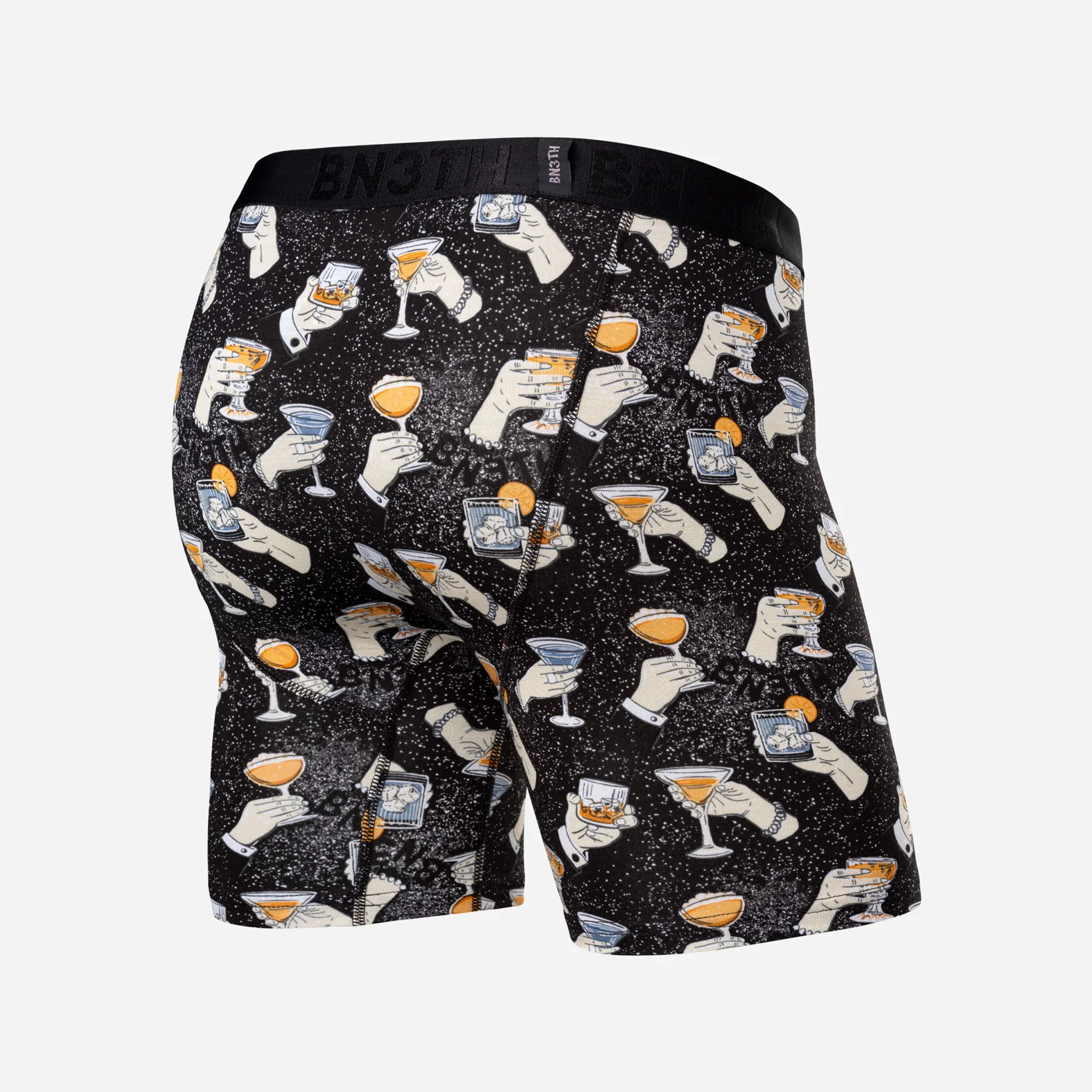 Classic Icon Boxer Brief:  Cheers - Black - Image 3