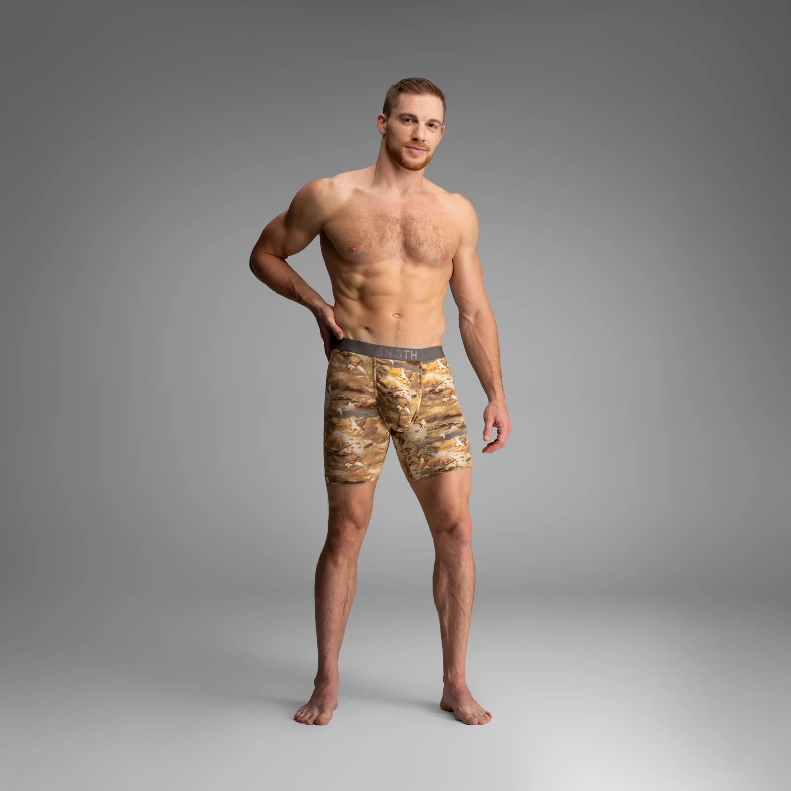Classic Icon Boxer Brief:  Duck Hunt - Beige - Image 2