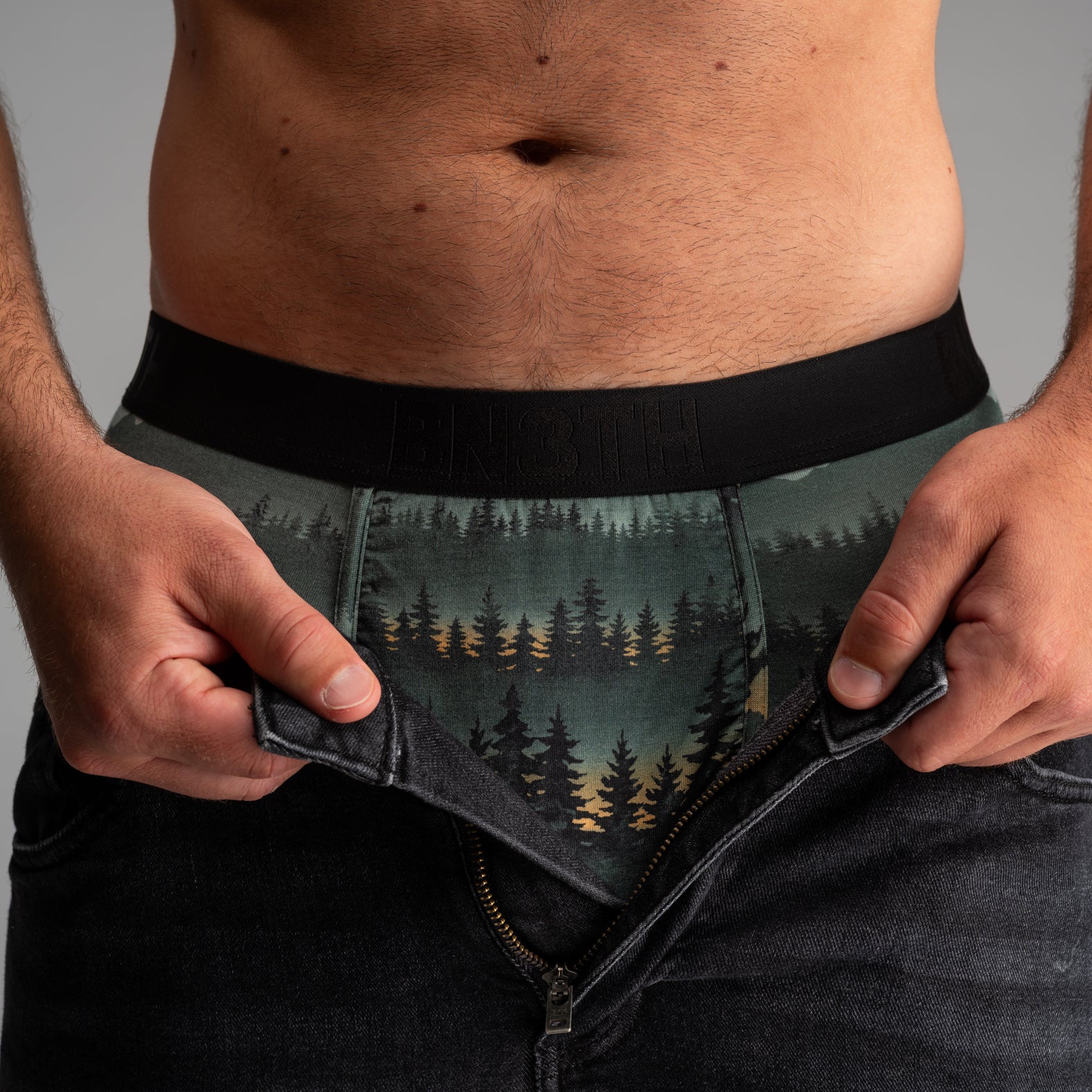 Classic Icon Boxer Brief:  Forest Stag - Deepest Spruce - Image 6