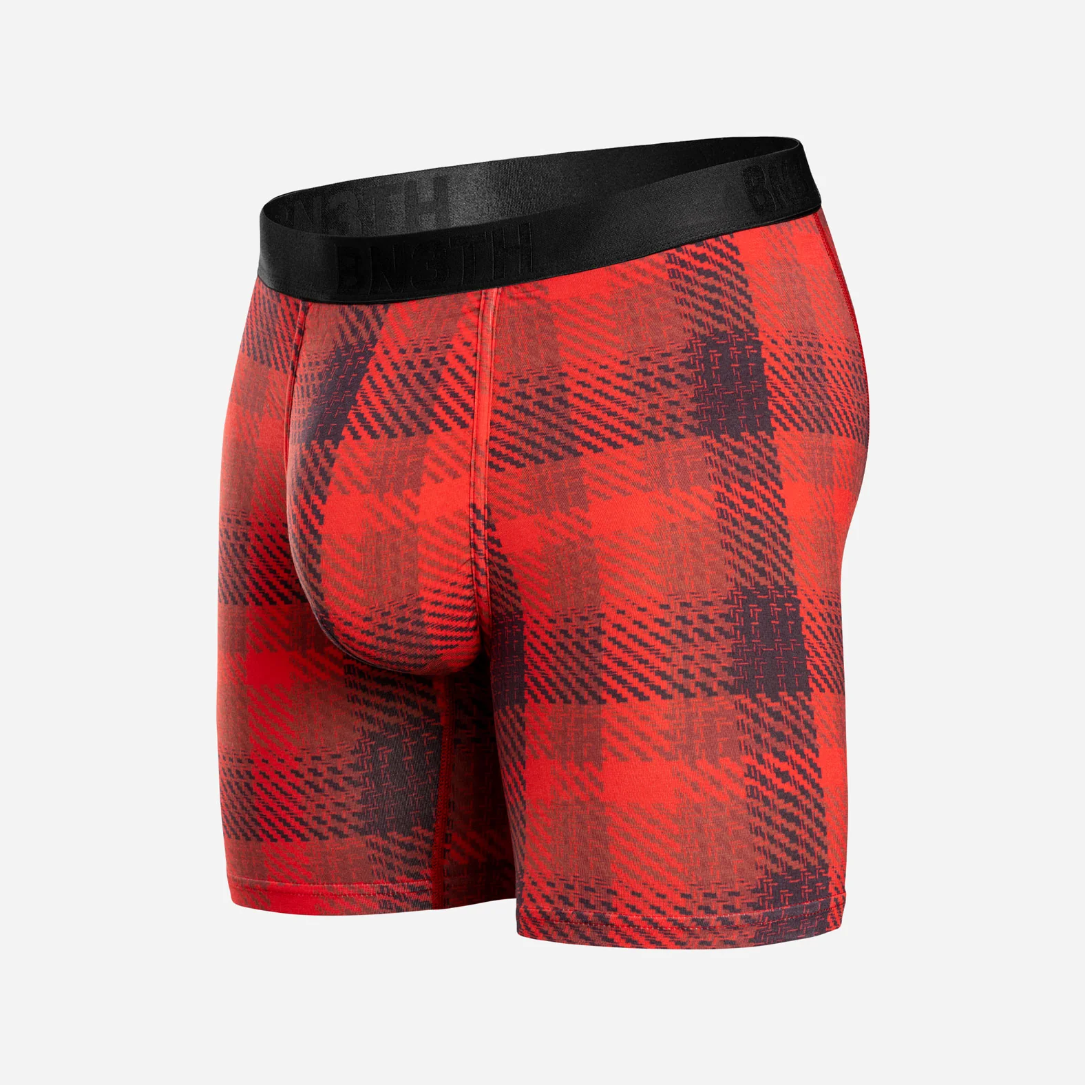 Classic Icon Boxer Brief:  Lumber Jack Plaid - Red