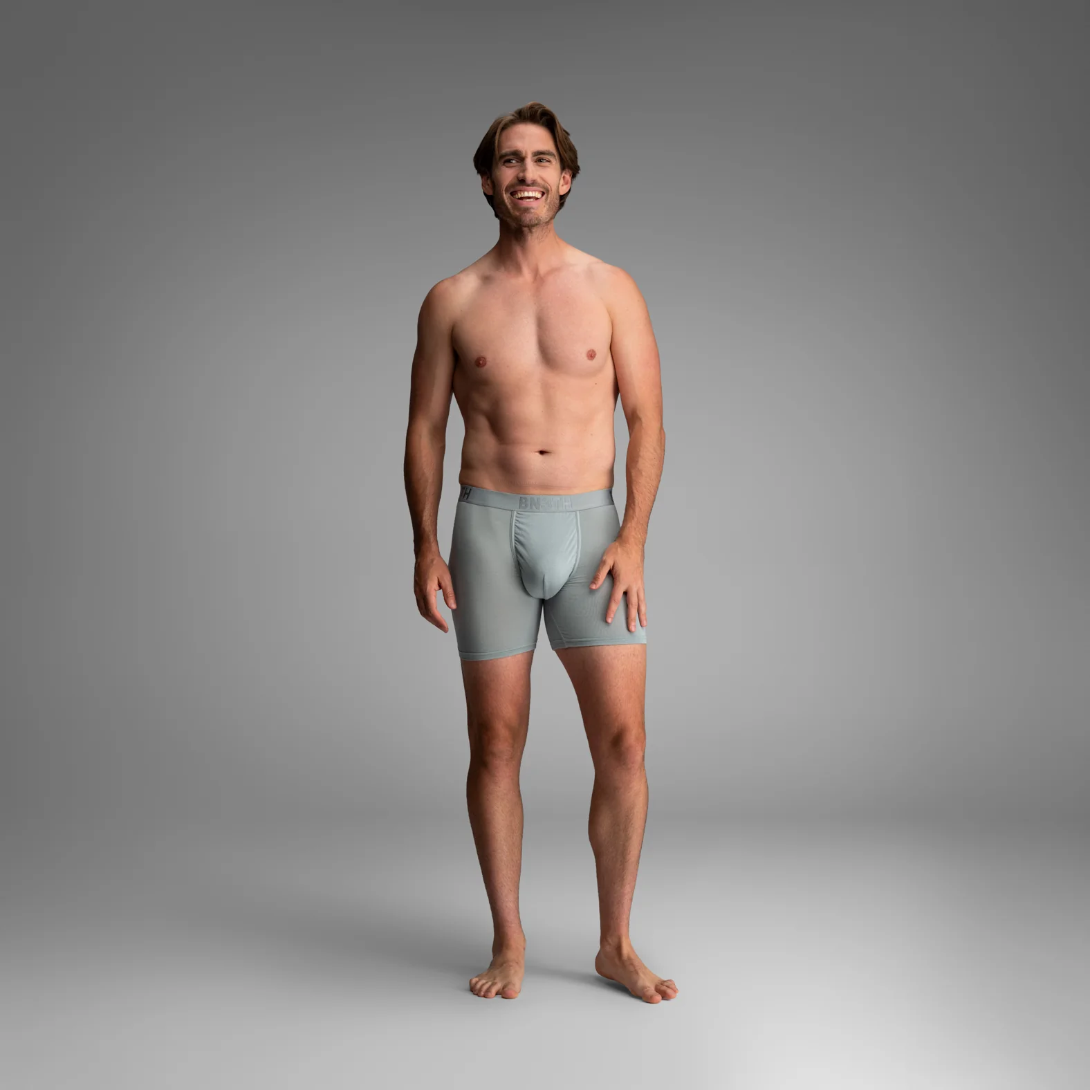 Classic Icon Boxer Brief:  Slate - Image 2