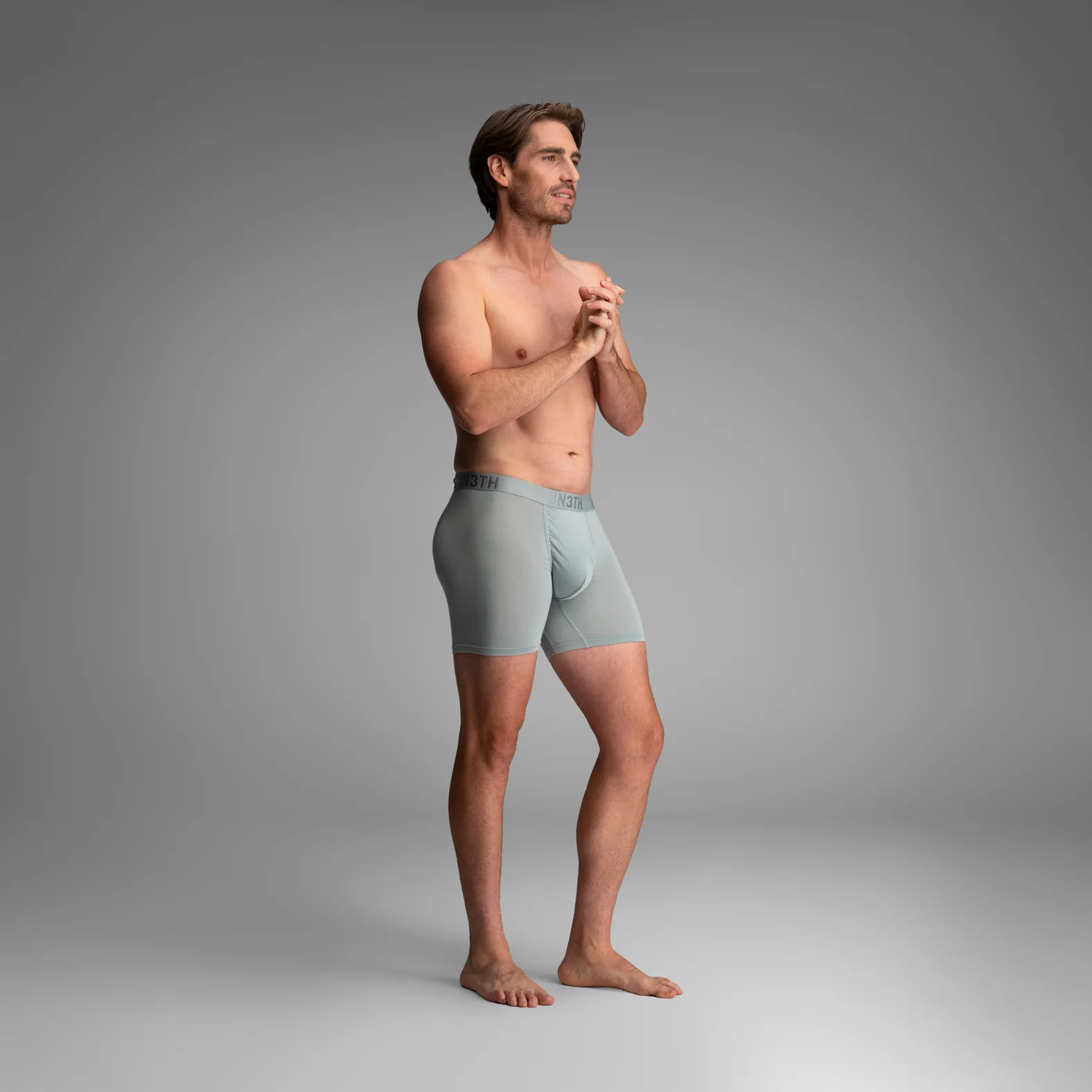 Classic Icon Boxer Brief:  Slate - Image 4