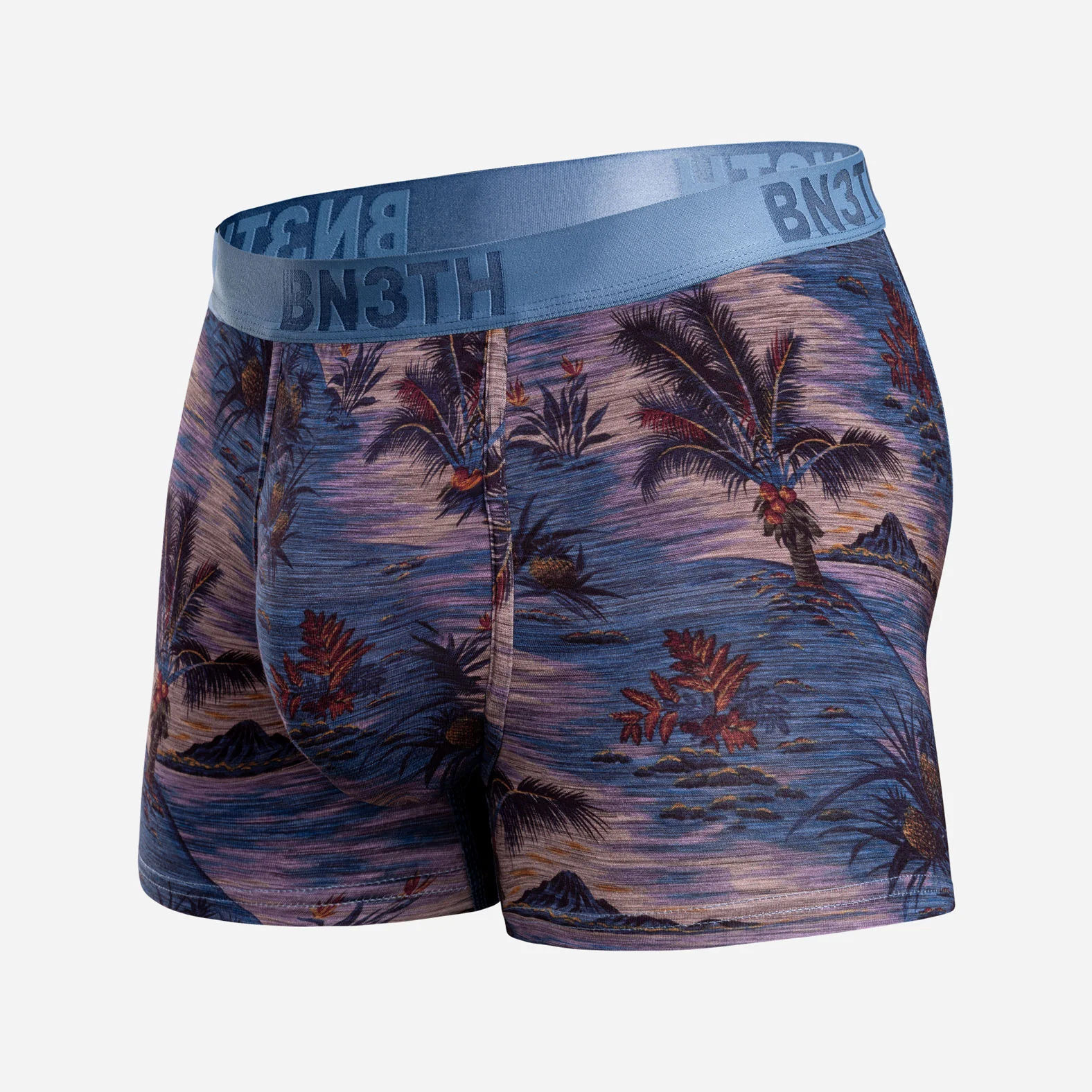 Classic Icon Trunk:  Vintage Tropics - Heather Fog