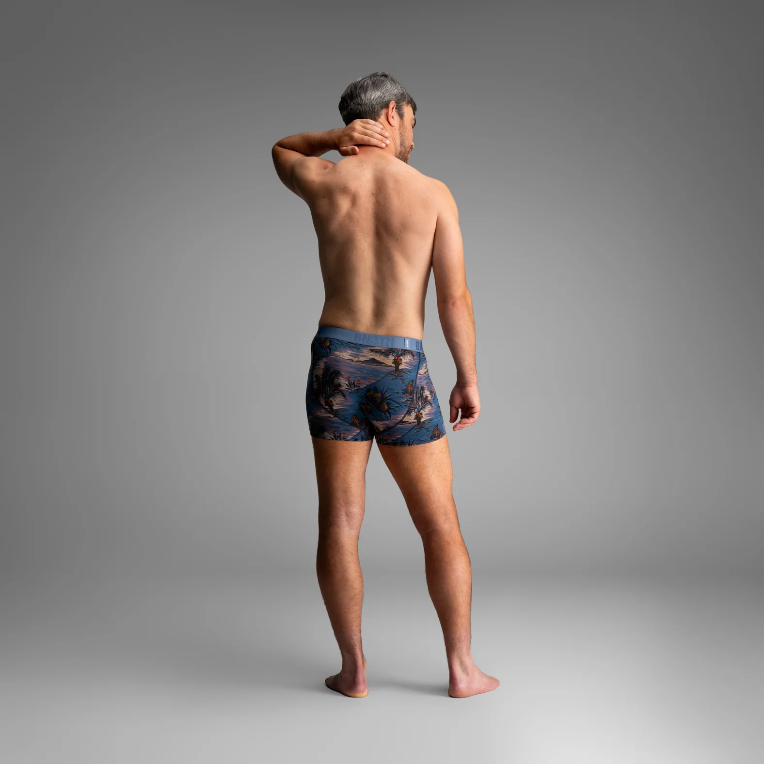 Classic Icon Trunk:  Vintage Tropics - Heather Fog - Image 5