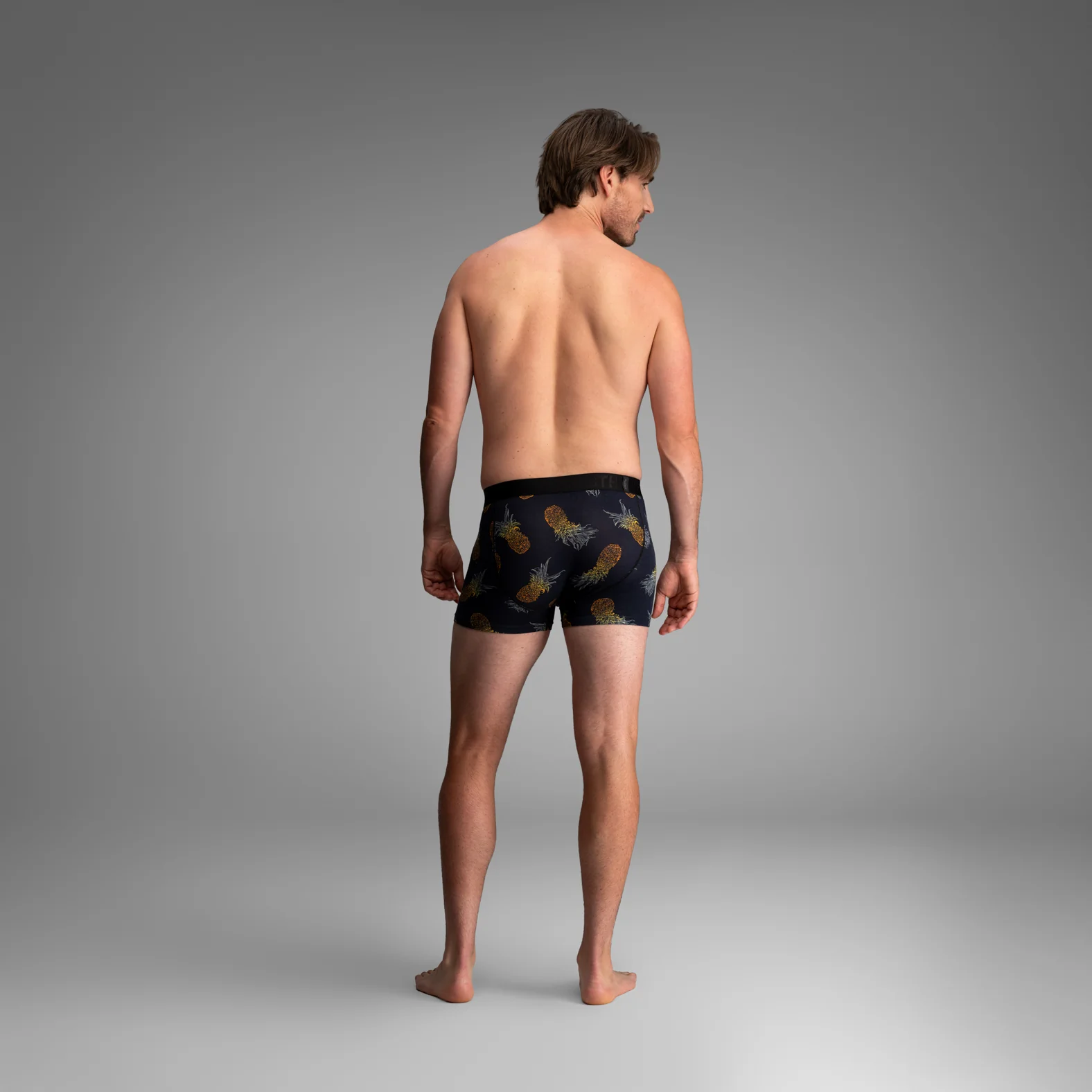 Classic Icon Trunk With Fly :  Pineapple Ombre - Black - Image 5