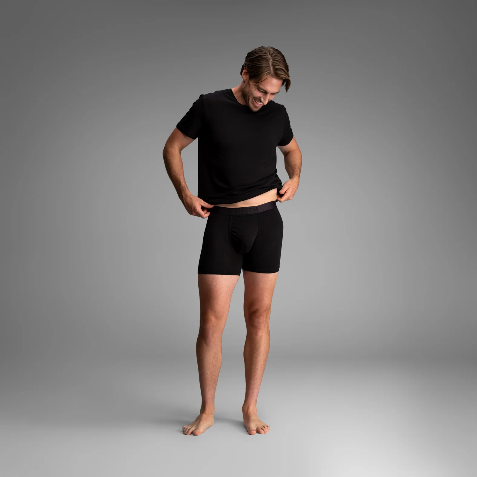 Essentials Boxer Brief: Black/Palm Tree Horizon 2 Pack - Image 5