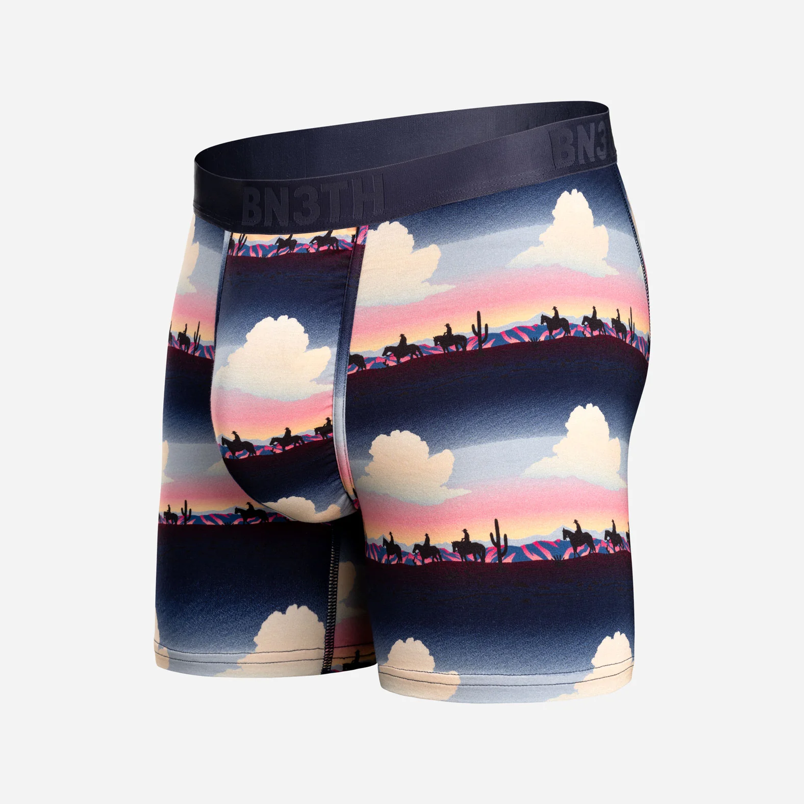 Essentials Boxer Brief: Cloudy Range - Pink
