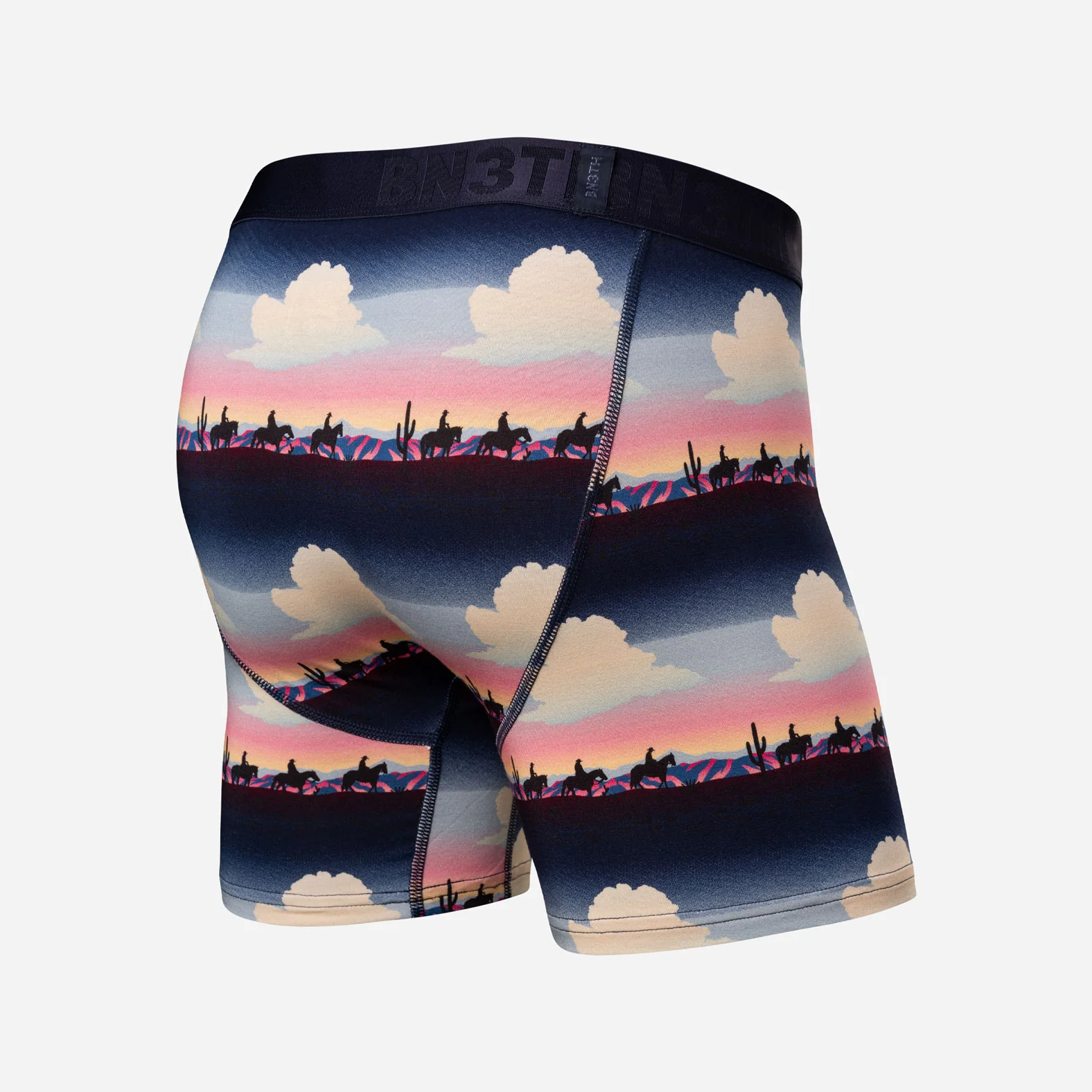 Essentials Boxer Brief: Cloudy Range - Pink - Image 3
