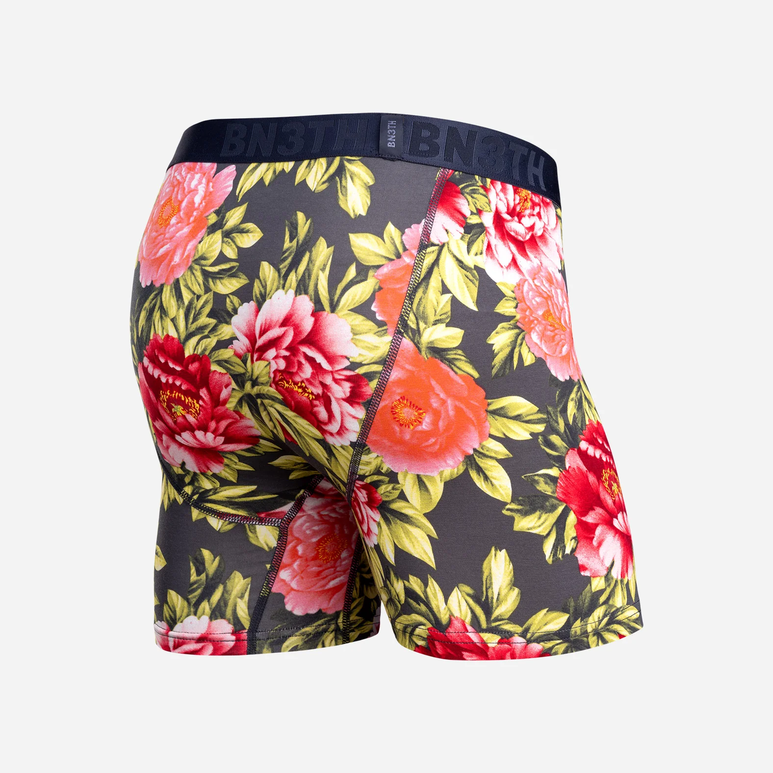 Essentials Boxer Brief : Nocturnal Bloom-Midnight/Midnight Navy/Black - 3 Pack - Image 9