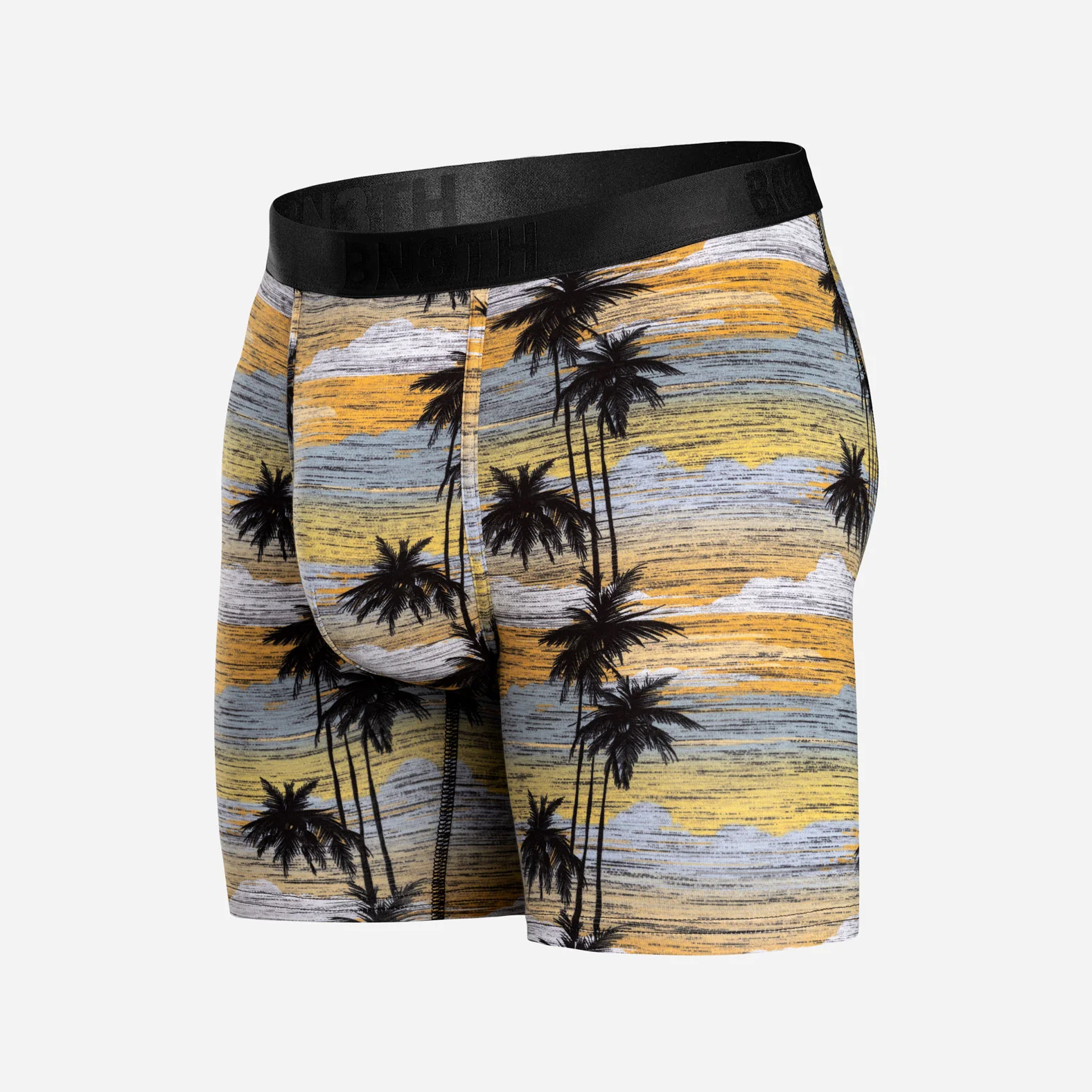 Essentials Boxer Brief: Palm Tree Horizon - Slate