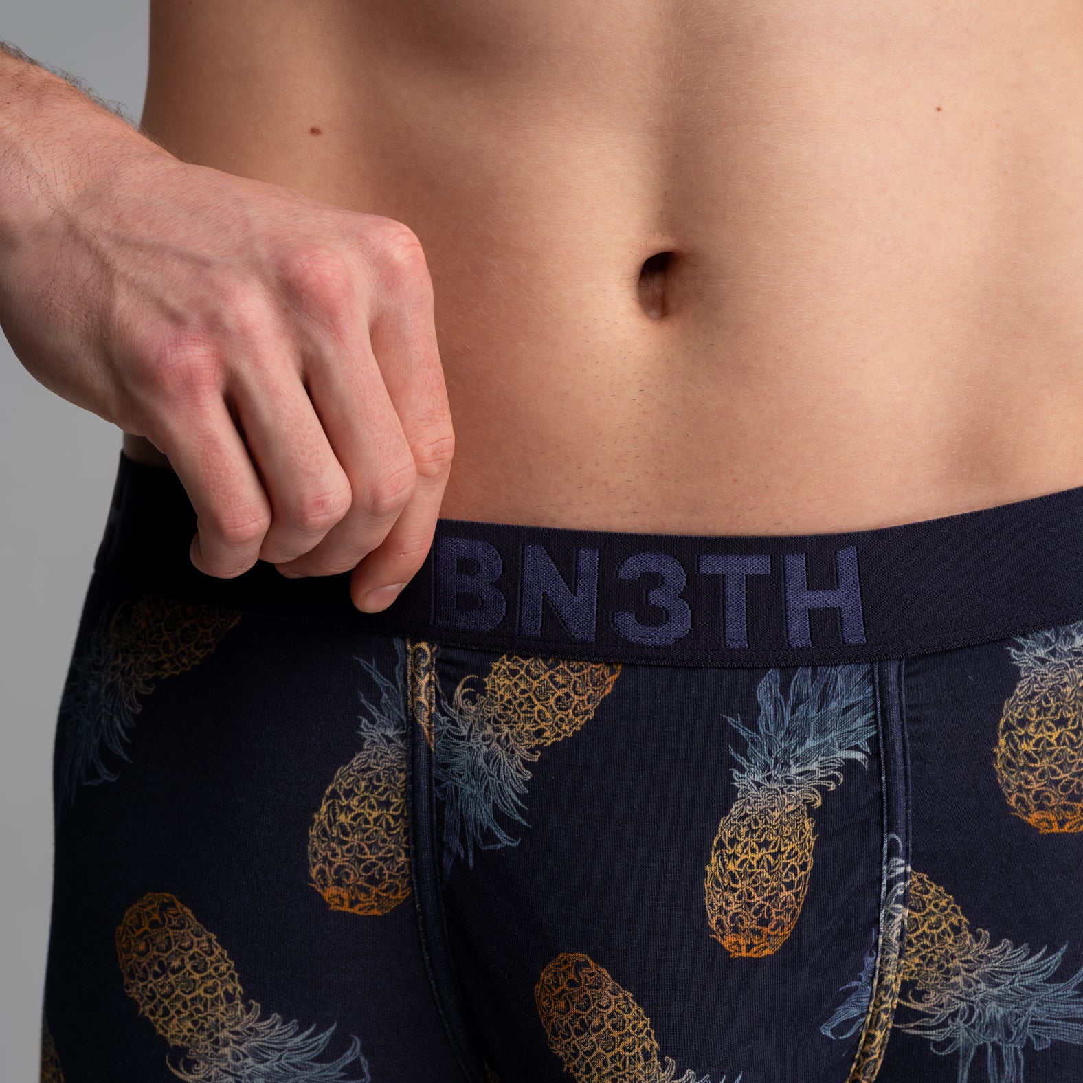 Classic Icon Boxer Brief Bundle: Black/Gargoyle/Pineapple Ombre-Dark Navy 3-Pack - Image 6