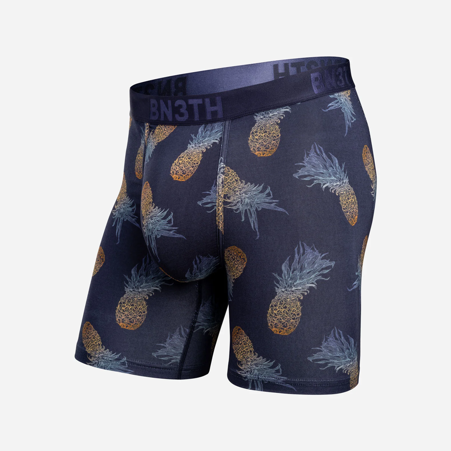 Classic Icon Boxer Brief Bundle: Black/Gargoyle/Pineapple Ombre-Dark Navy 3-Pack - Image 7