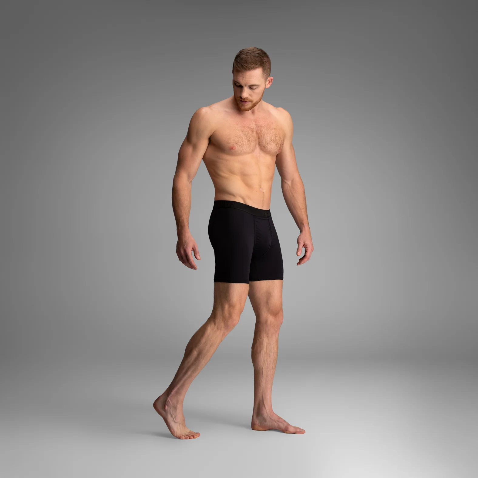 Pro Flex Boxer Brief : Black 3 Pack - Image 5
