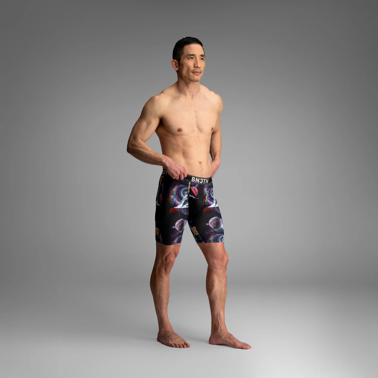 Pro Flex Max Boxer Brief:  Outter Limit - Black - Image 5