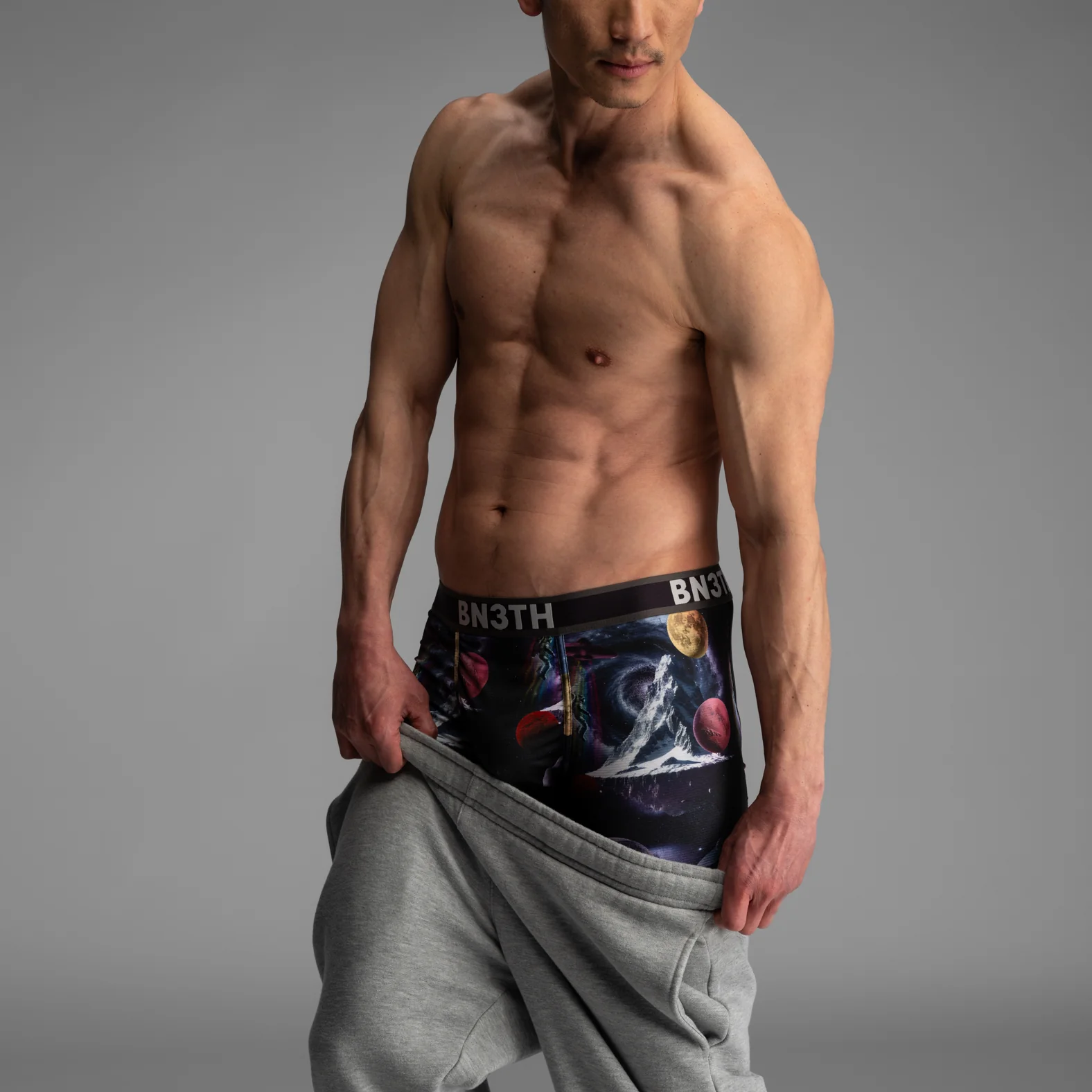 Pro Flex Max Boxer Brief:  Outter Limit - Black - Image 7