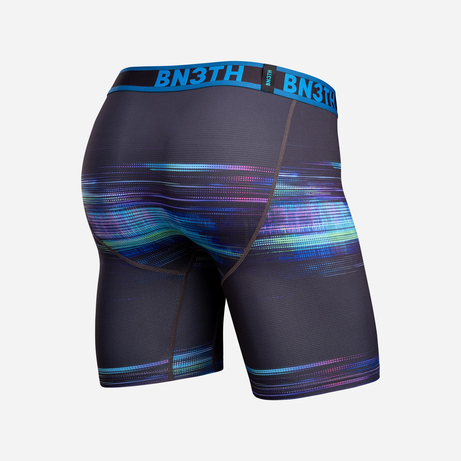 Pro Flex Max Boxer Brief: Pixel Matrix-Black - Image 3