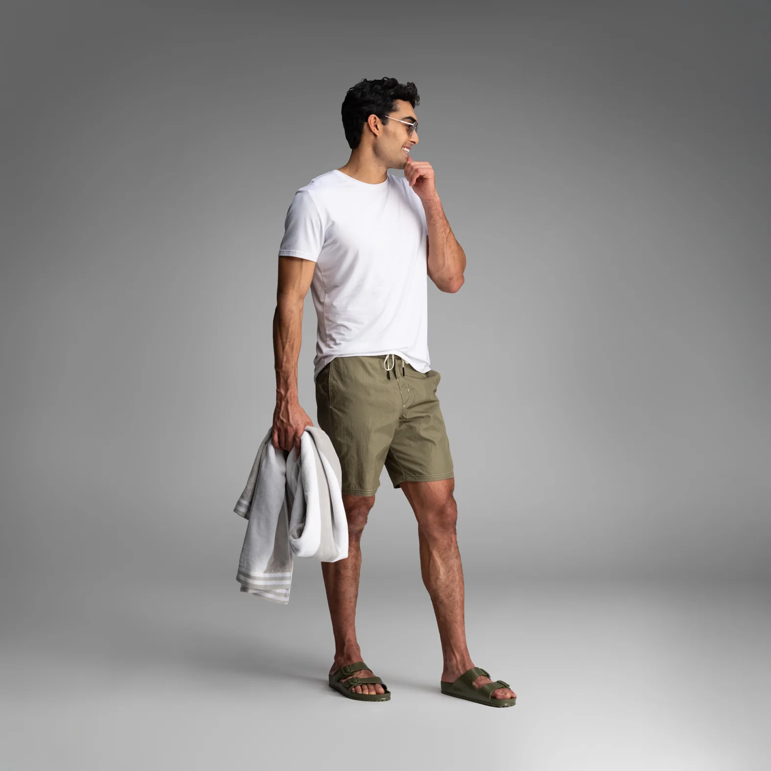 Riptide 2N1 Boardshort: Pine - Image 5